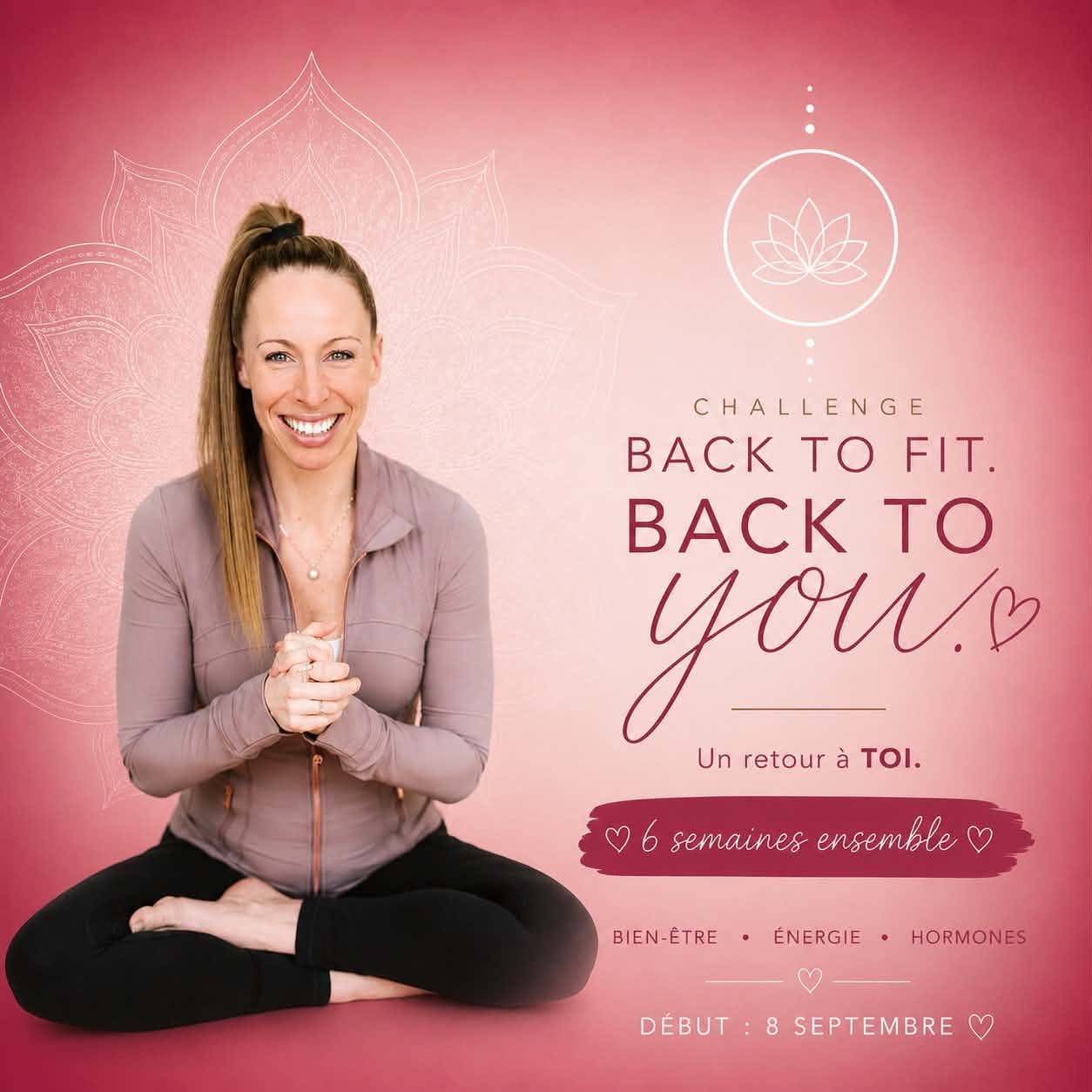 Challenge 6 semaines Back to FIT avec Anne-Jo
